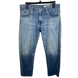 AG Adriano Goldschmeid | Blue The Ex Boyfriend Slim Crop Jeans